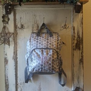 Thirty One Adventures Embroidered Thermal Backpack Stepping Stones
